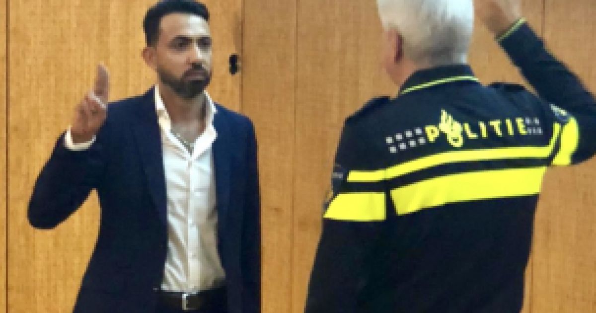 stroom auditie Grit Syrische rechercheur Mohammed nu politievrijwilliger in Den Haag