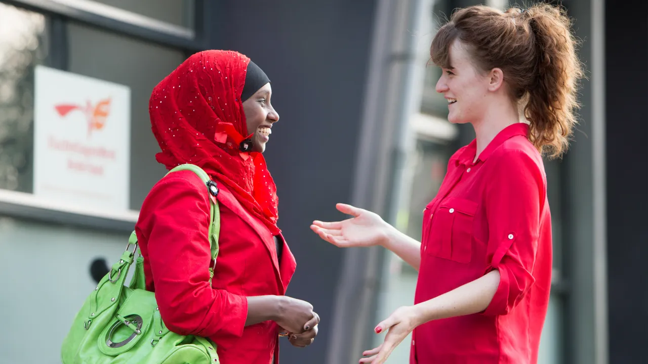 In gesprek met een vluchteling