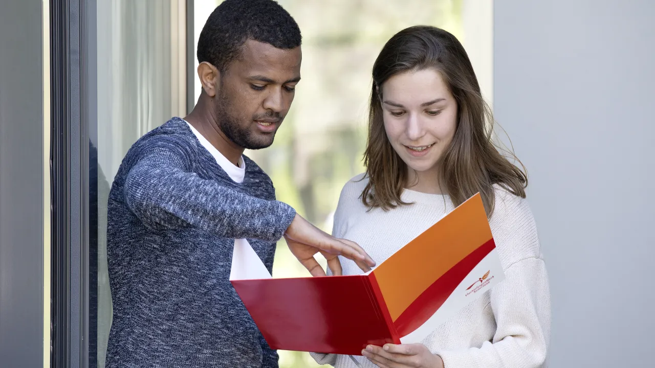 Vluchteling geeft voorlichting