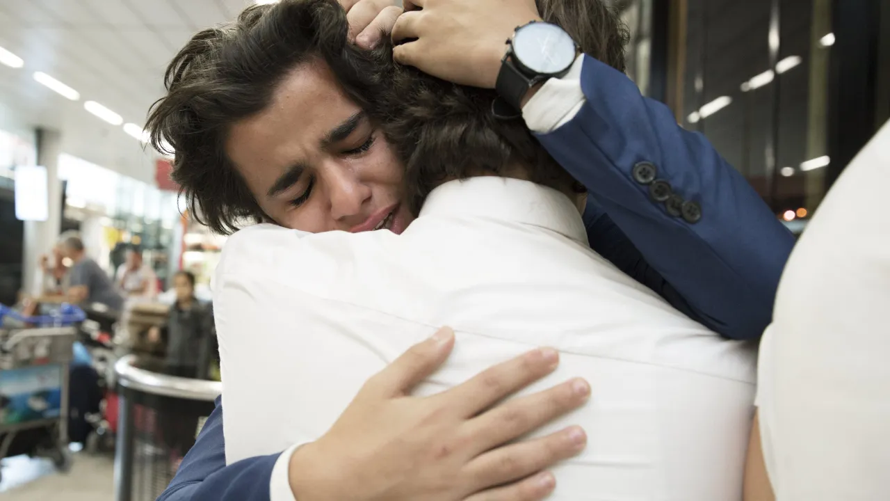 gezinshereniging op Schiphol