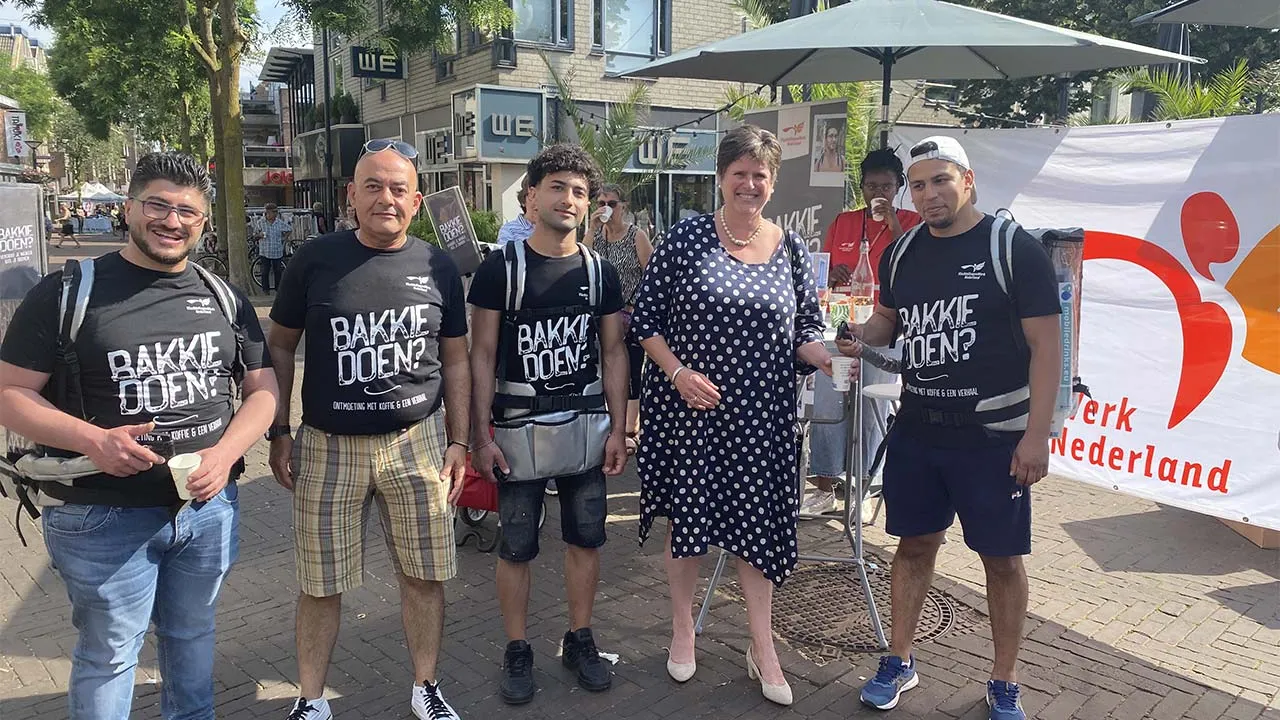 Mirjam Huisman tijdens het Bakkie Doen? evenement