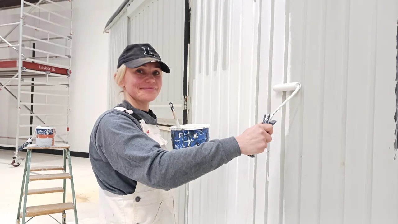 Oekraïense Lesya volgt schildersopleiding in Amsterdam