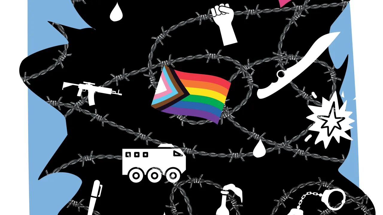 Illustratie over het vluchtverhaal van Helen uit Oeganda