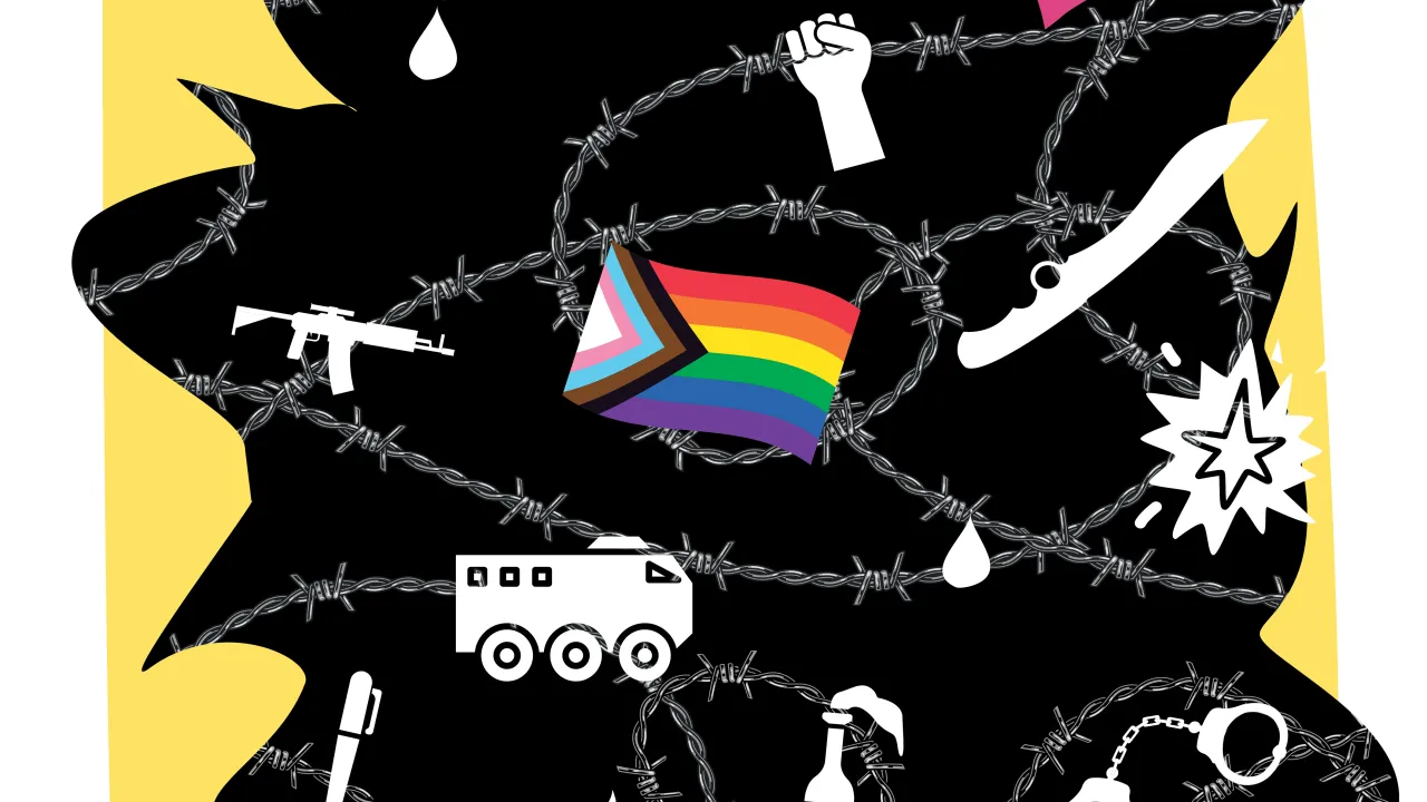 Illustratie over het vluchtverhaal van Helen uit Oeganda