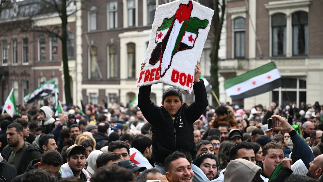 Syriërs vieren feest in Nederland
