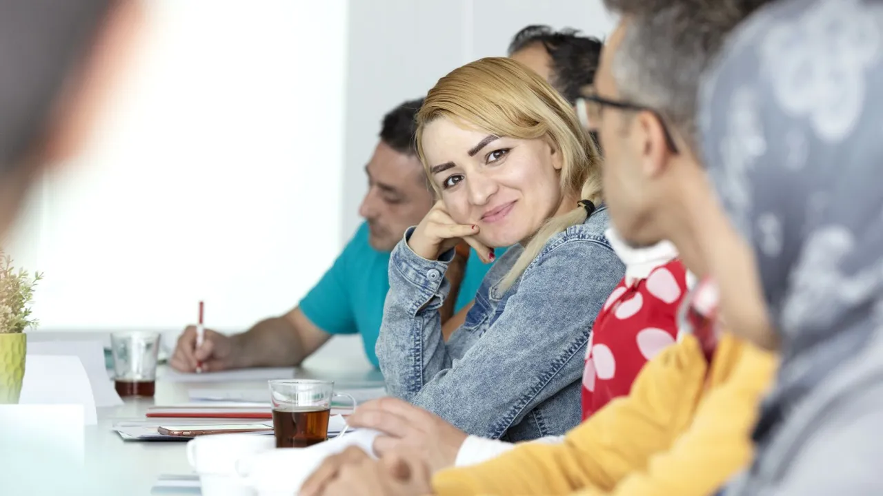 Vrouw participatieverklaring