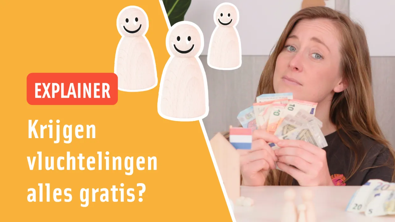 Omslagfoto explainer Krijgen vluchtelingen alles gratis? 
