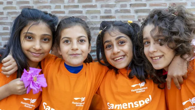 Meisjes tijdens project Samenspel