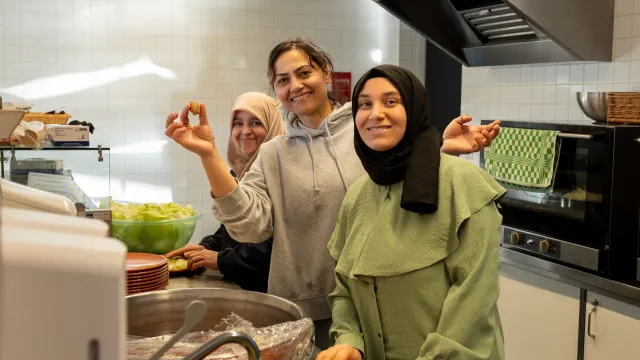 Samen iftar eten Barendrecht