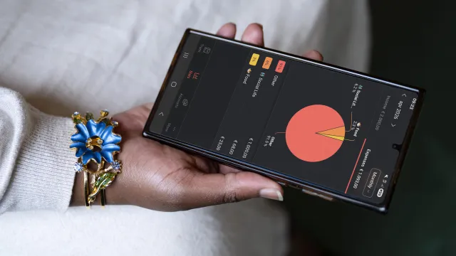 Smartphone app voor financien
