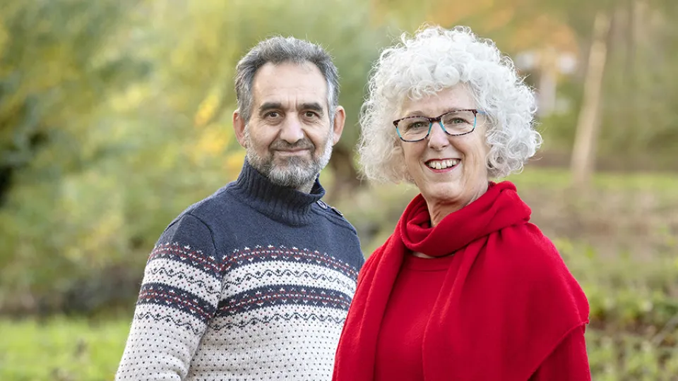 VluchtelingenWerk-vrijwilliger Wilma en Abdulrahim