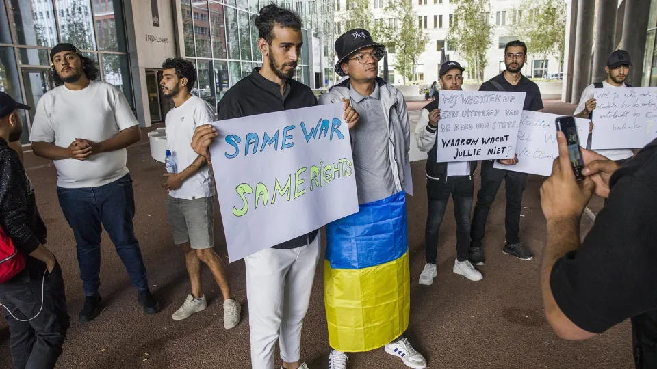 Derdelanders demonstreren in Den Haag  