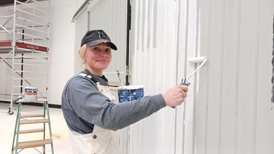 Oekraïense Lesya volgt schildersopleiding in Amsterdam