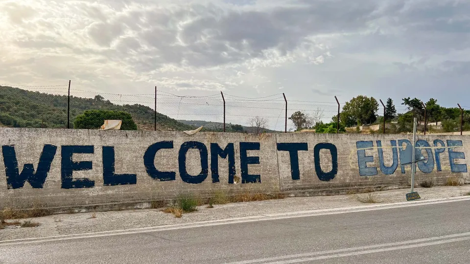 Vluchtelingenkamp Moria in Griekenland