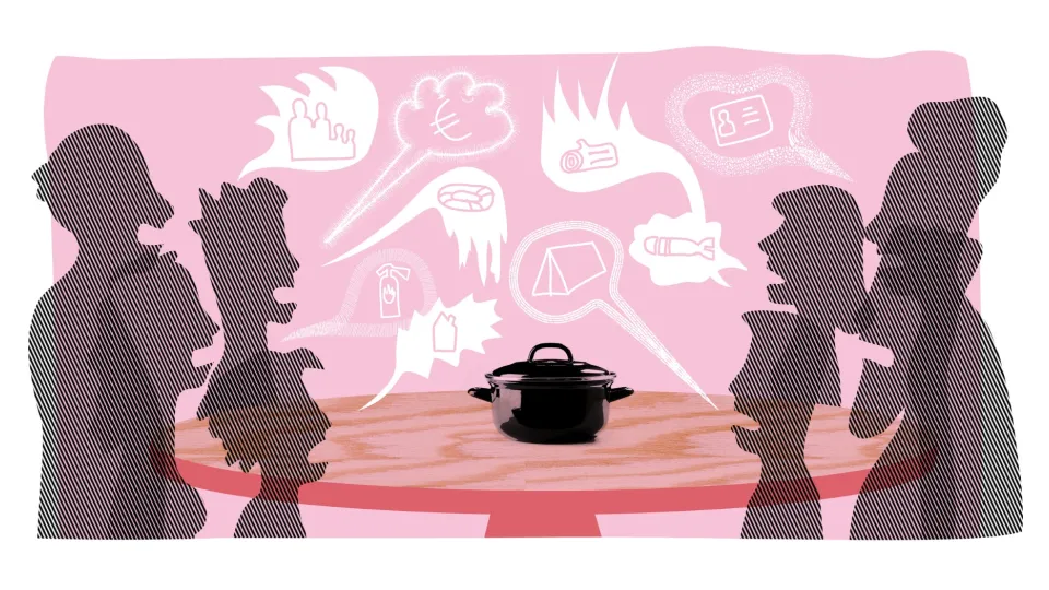 plaatje gesprek roze