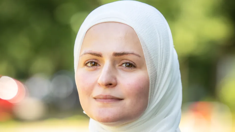 De Syrische vluchteling Asmaa