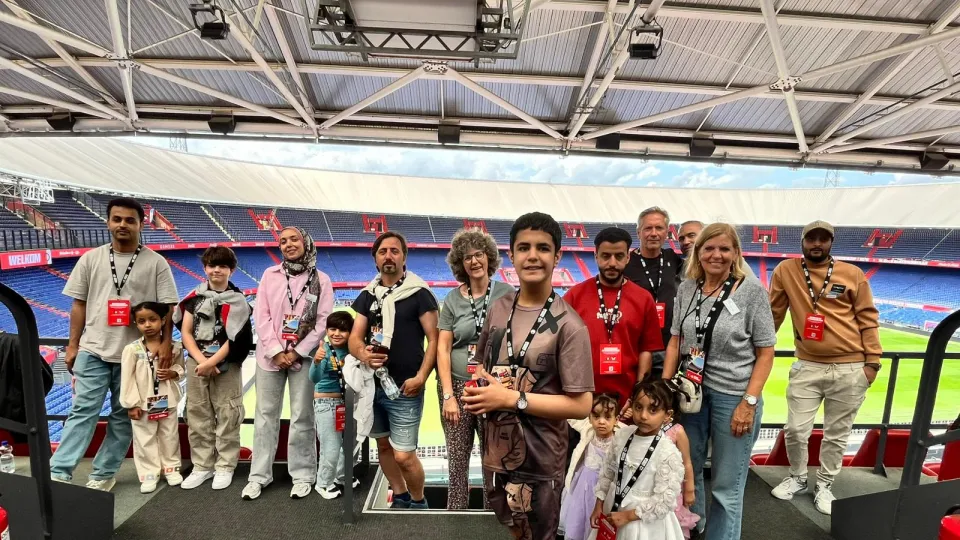 Nieuwe barendrechters in de Kuip