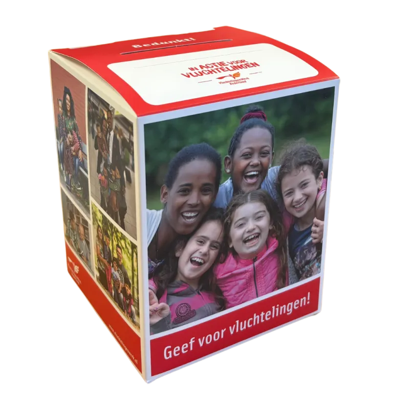 Donatiebox VluchtelingenWerk