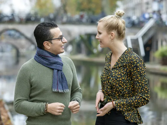 Vrijwilliger en vluchteling