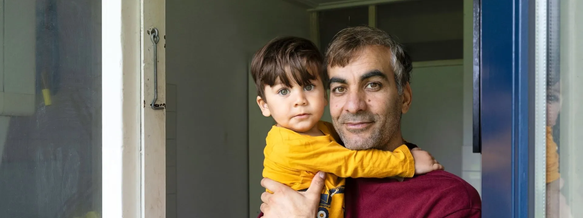 Barigul met zijn zoontje