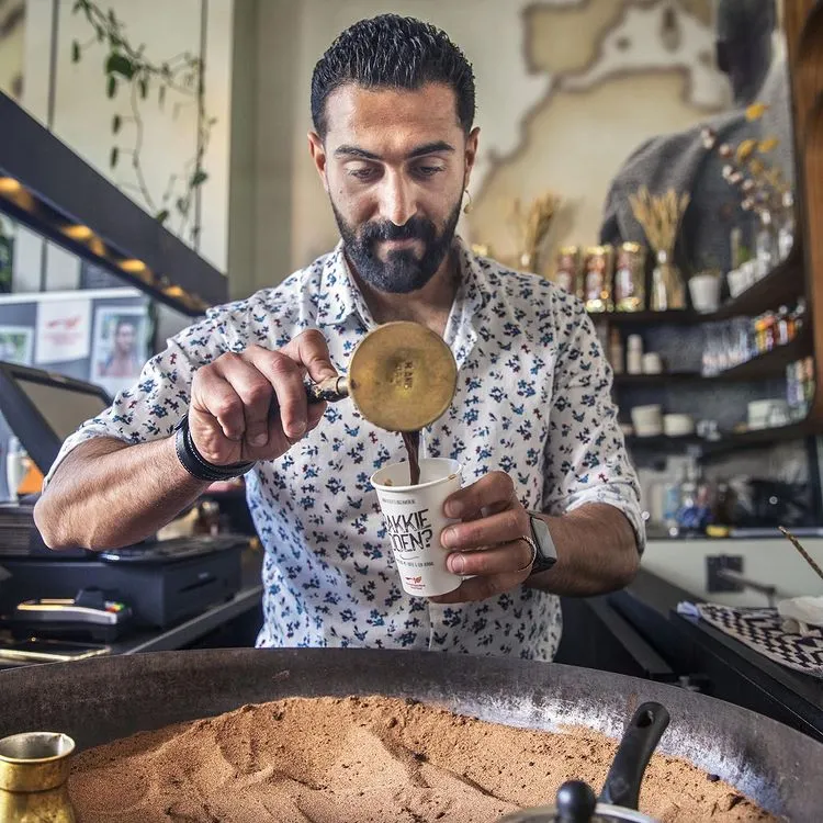 koffie maken als barista