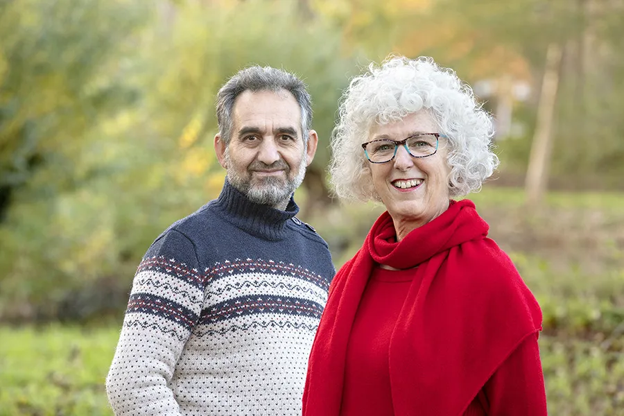 VluchtelingenWerk-vrijwilliger Wilma en Abdulrahim