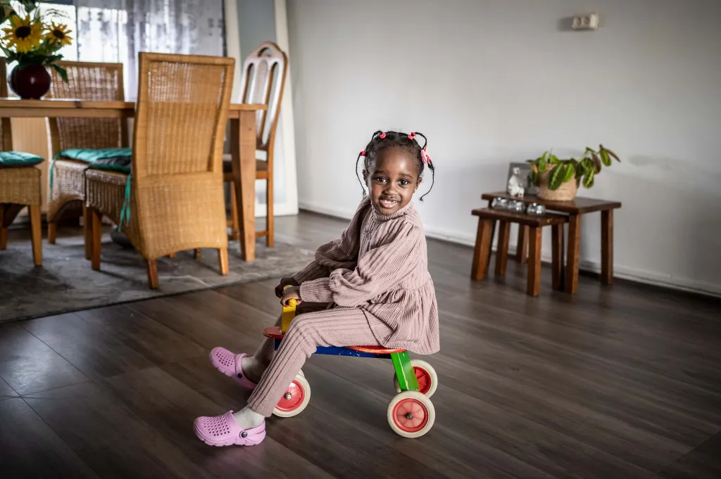 Maatschappelijke begeleiding - Lana op haar fiets