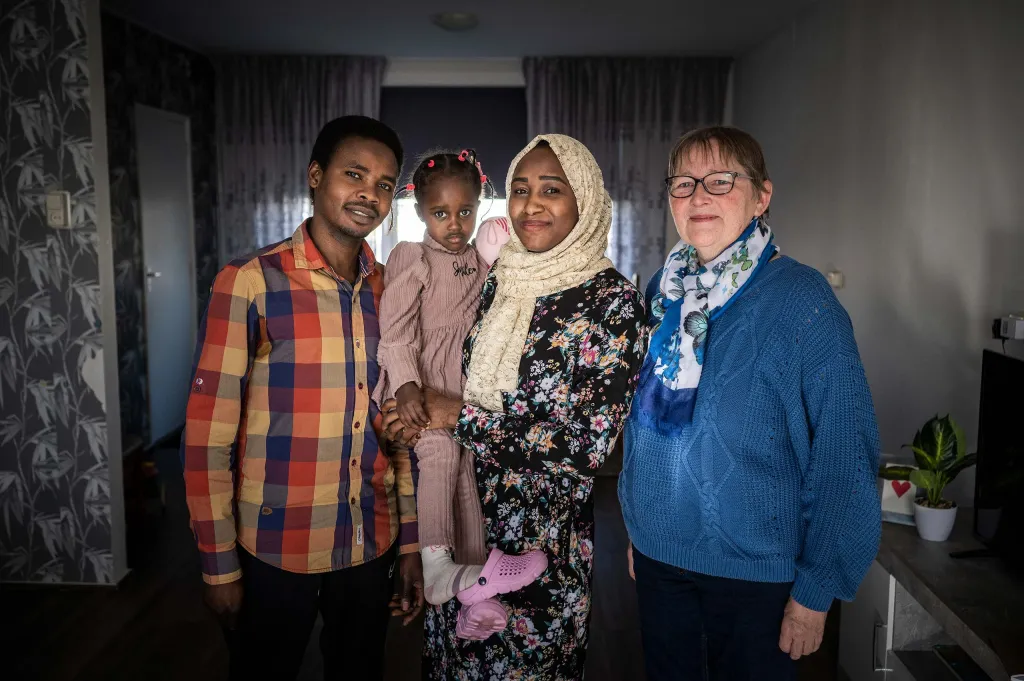 Maatschappelijke begeleider Gerrie en het gezin Adem