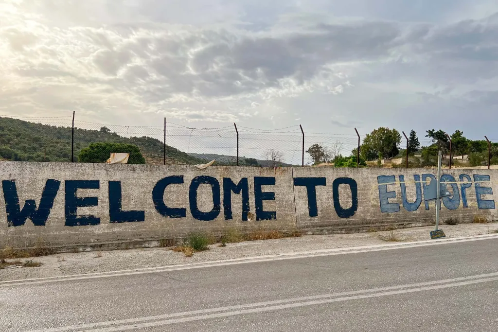 Vluchtelingenkamp Moria in Griekenland