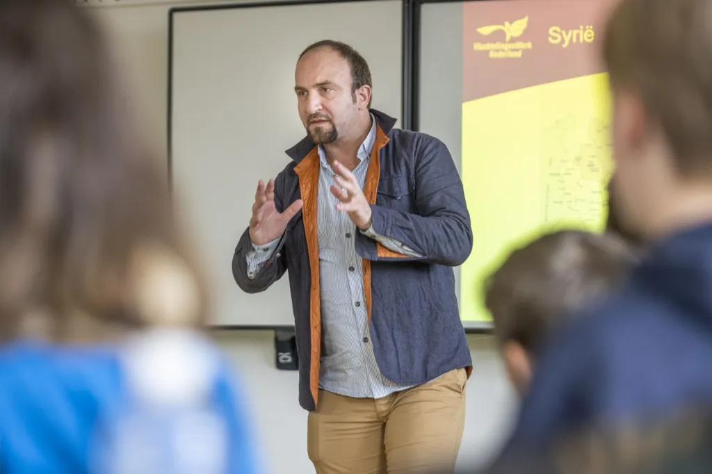 Zafer is voorlichter bij Bekend maakt Bemind