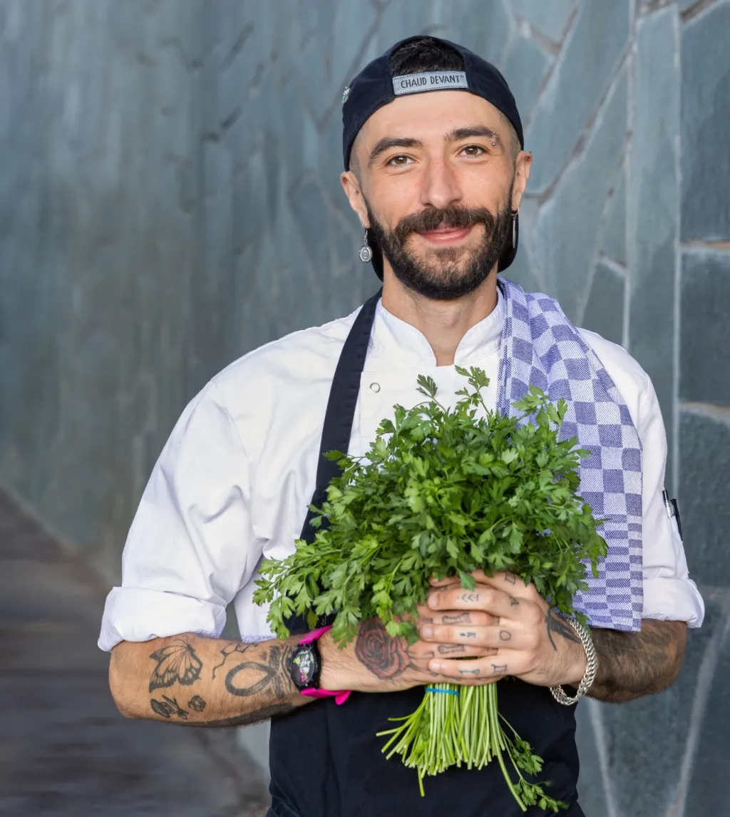 Shawed Wabi (33) uit Syrië werkt als souschef bij A Beautiful Mess