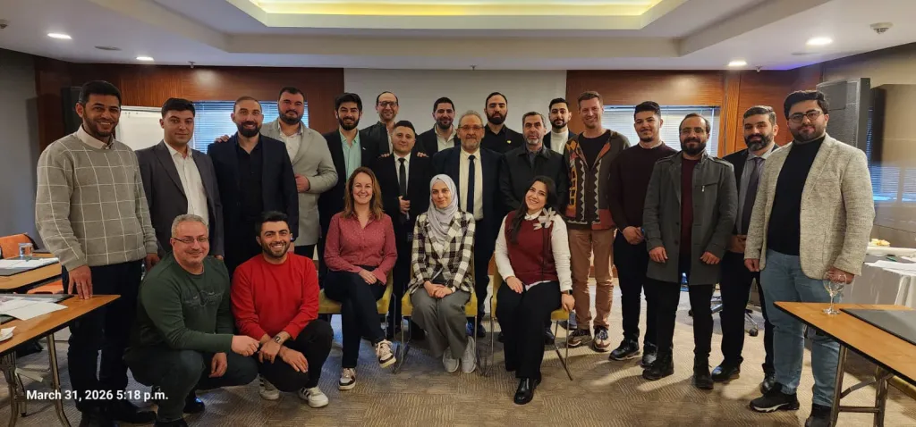 Groep bij elkaar in Turkije