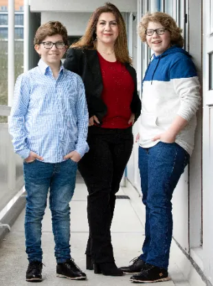 Rania en haar kinderen